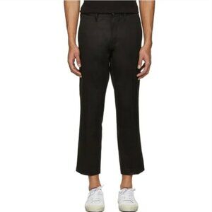 R13 Skinhead Black Straight Leg Trousers Pants Japanese Cotton Men’s Size 30